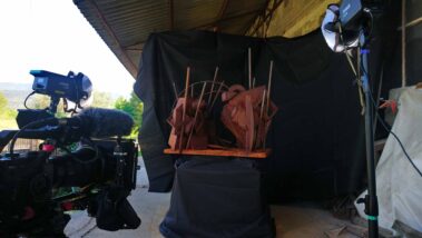 jpblcm tournage pour diffusion publique écran géant