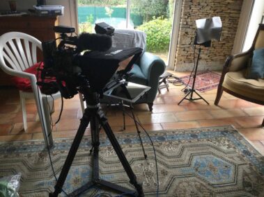 jpblcm tournage prompteur